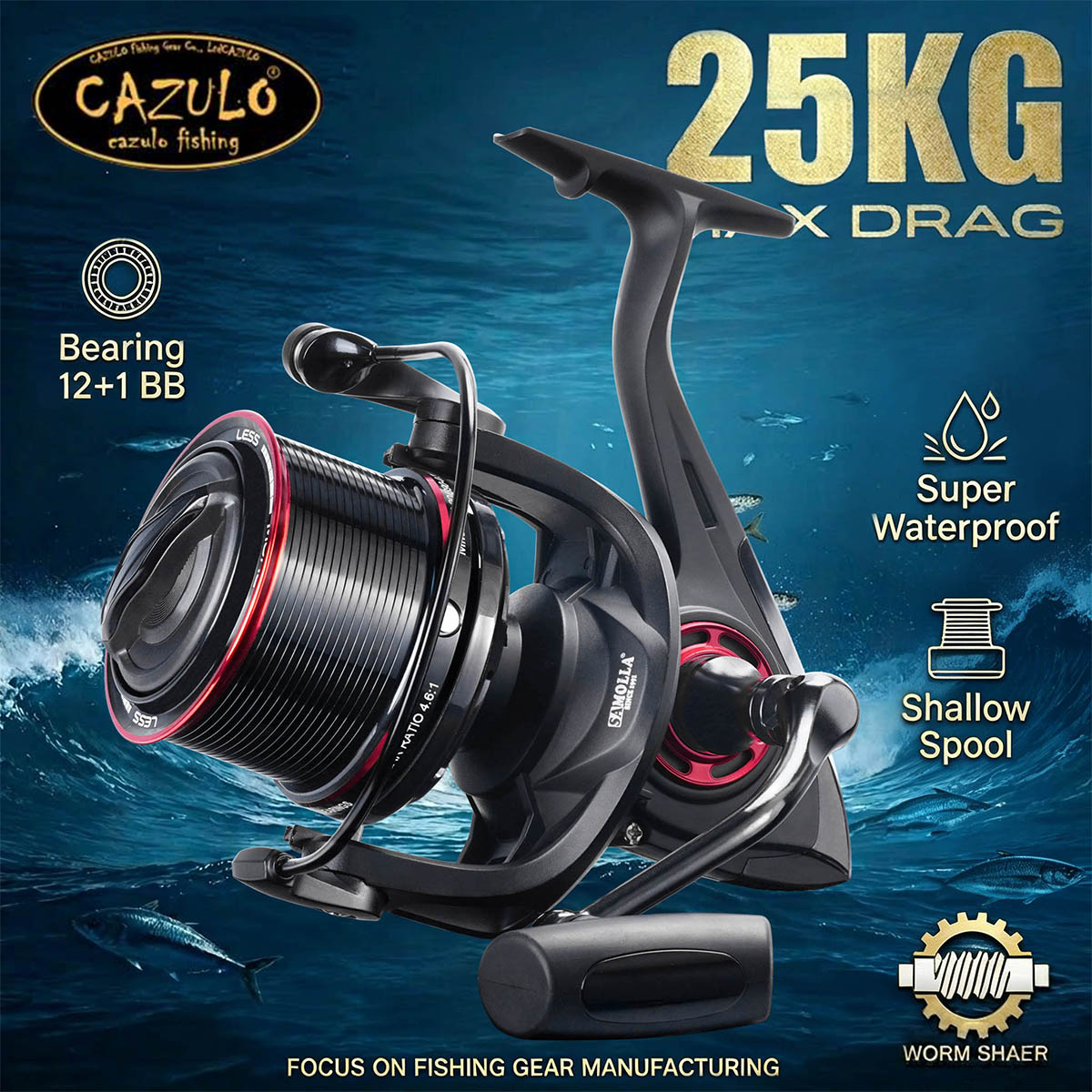 CAZULO Uzun Atışlı Spin Makara - Daiwa Reel Bg incelemesi ve fiyatı