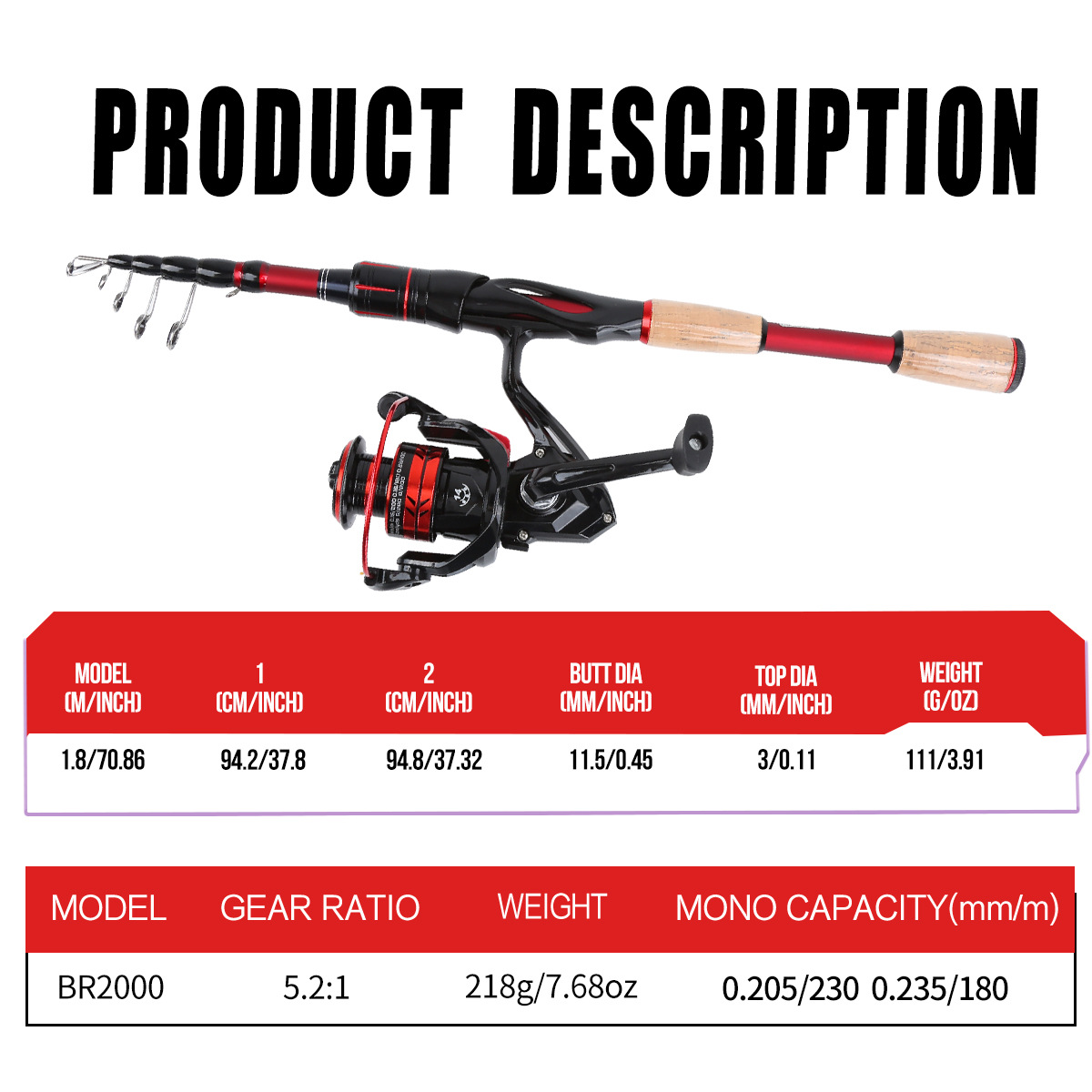 1.8m Karbon Fiber Teleskopik O - Fishing Line Box incelemesi ve fiyatı